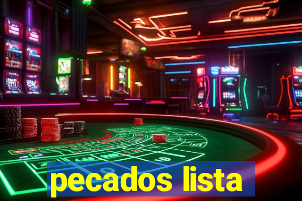 pecados lista